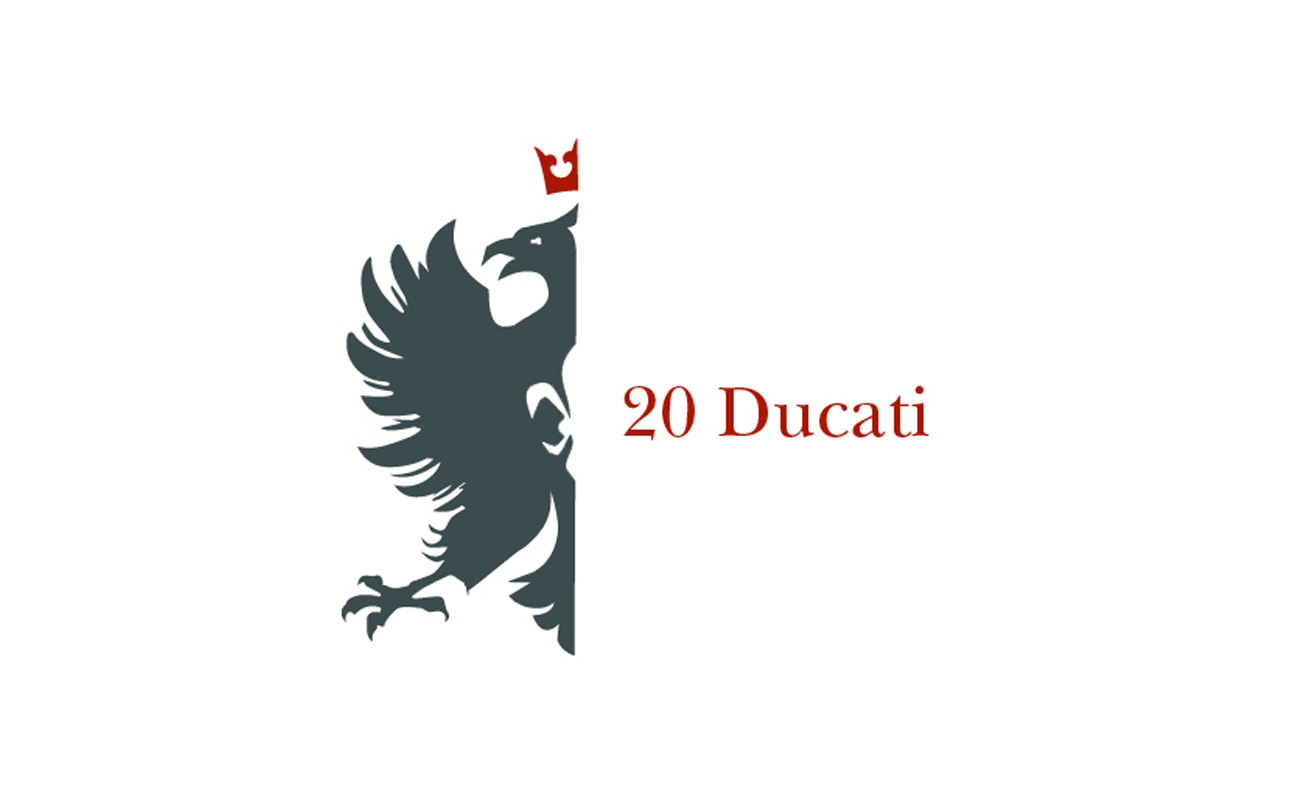 20 ducati logotipo